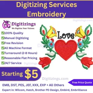 Digitizing Services Embroidery