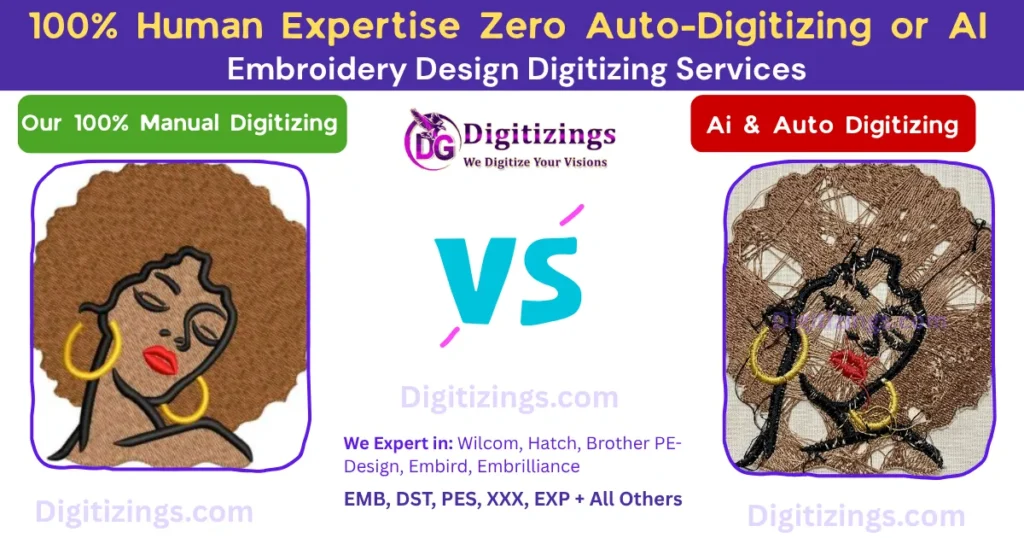 embroidery design digitizing services