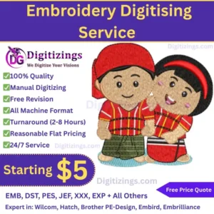 Embroidery Digitising Service