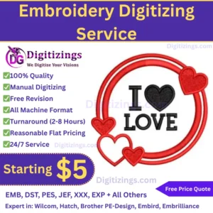 Embroidery Digitizing Service