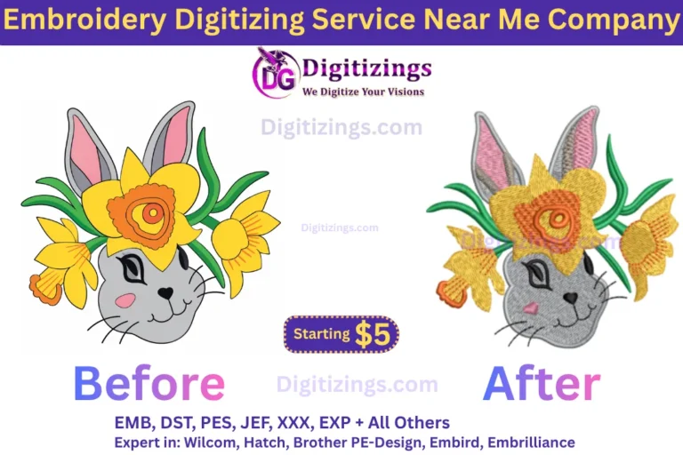 embroidery digitizing service near me company