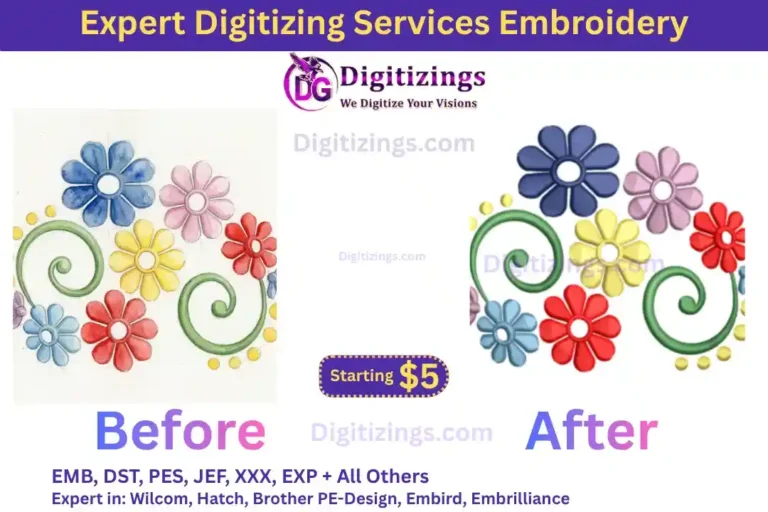 expert digitizing services embroidery