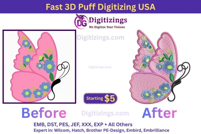 fast 3d puff digitizing usa