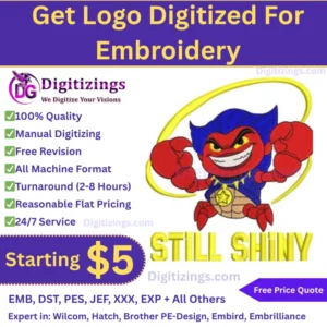 Get Logo Digitized For Embroidery