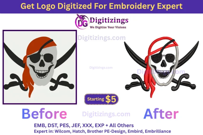 get logo digitized for embroidery expert