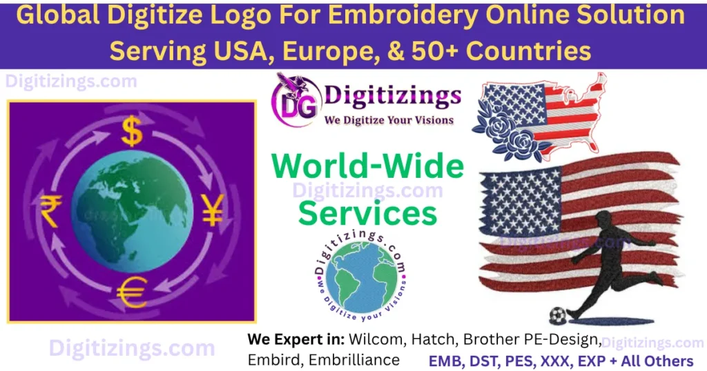 global digitize logo for embroidery online solution serving usa, europe, & 50+ countries