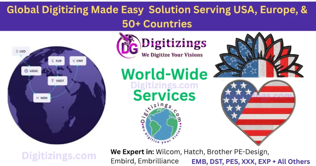 global digitizing made easy solution serving usa, europe, & 50+ countries