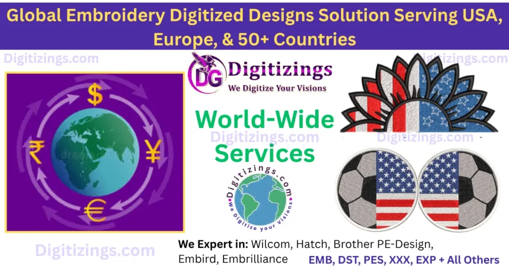 global embroidery digitized designs solution serving usa, europe, & 50+ countries