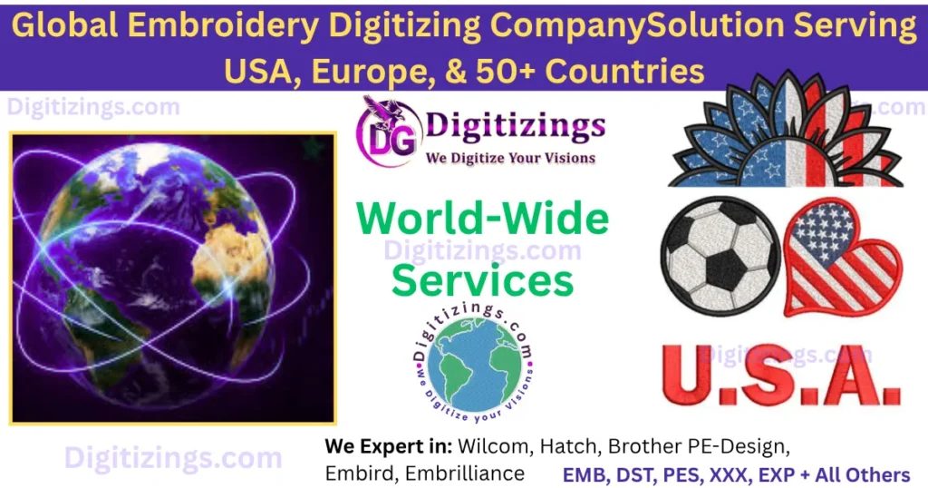 global embroidery digitizing companysolution serving usa, europe, & 50+ countries