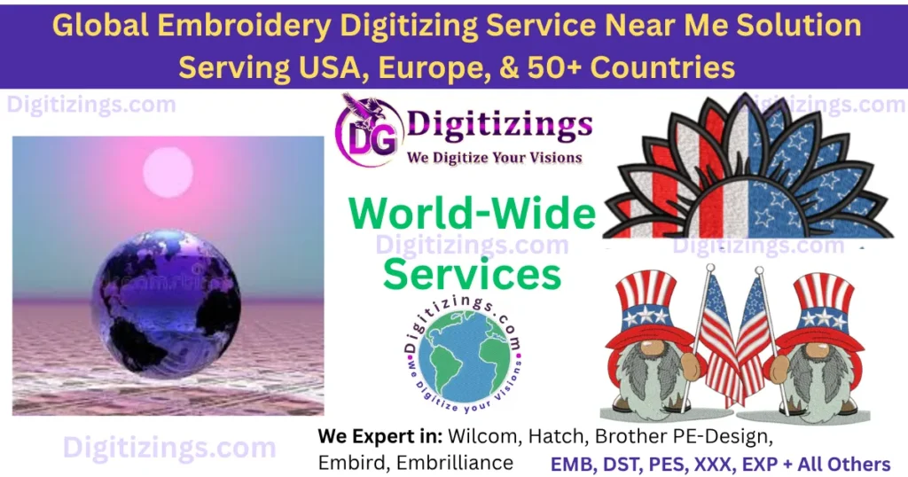 global embroidery digitizing service near me solution serving usa, europe, & 50+ countries