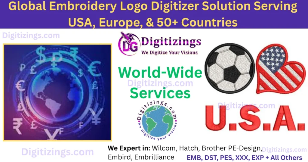 global embroidery logo digitizer solution serving usa, europe, & 50+ countries