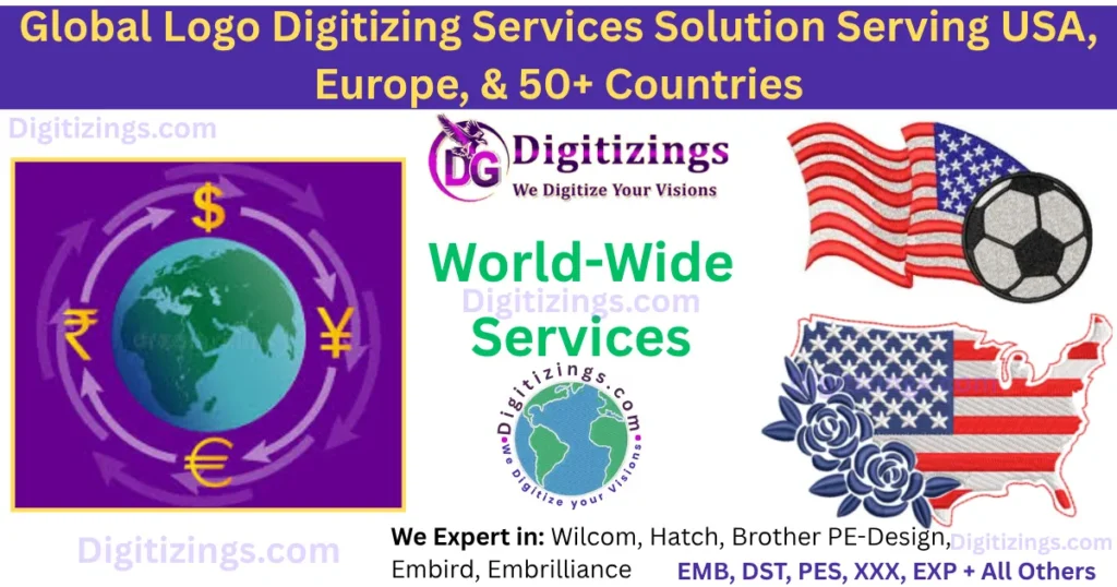 global logo digitizing services solution serving usa, europe, & 50+ countries