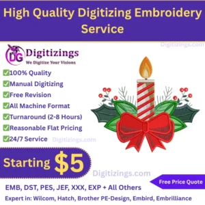 High Quality Digitizing Embroidery Service
