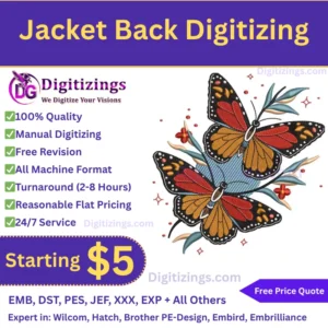Jacket Back Digitizing