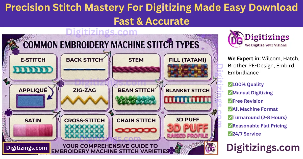 precision stitch mastery for digitizing made easy download fast & accurate