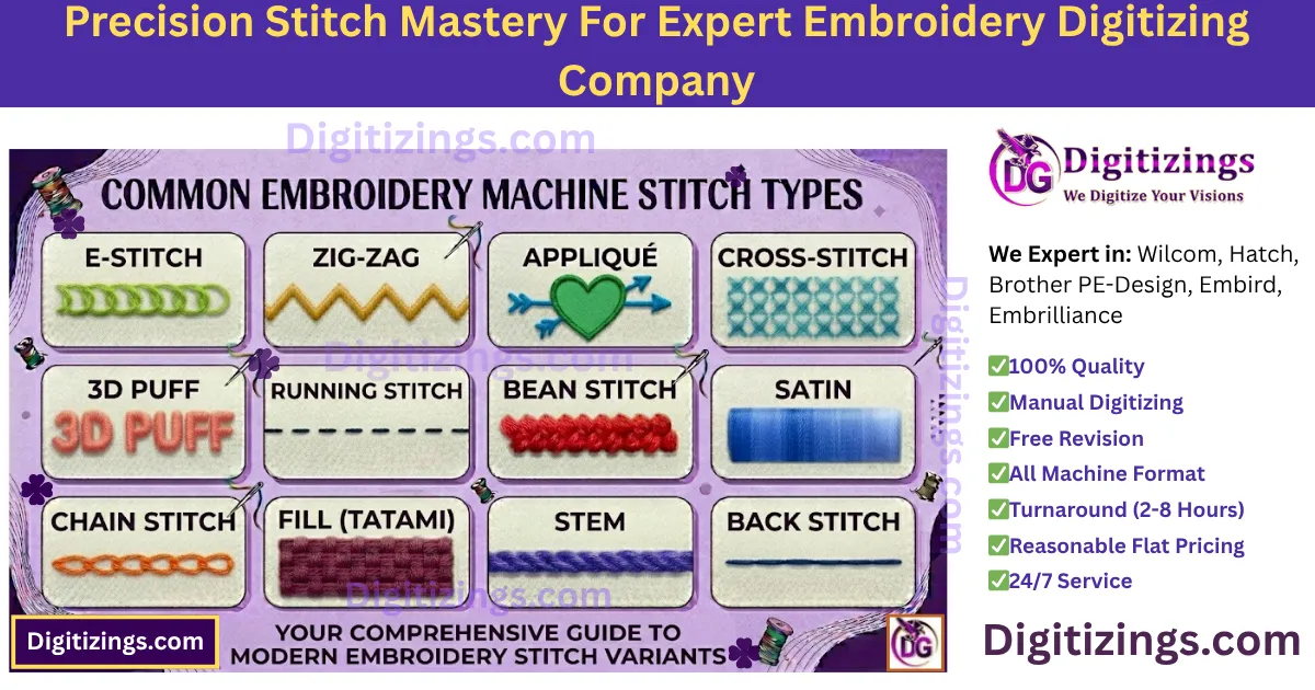 precision stitch mastery for expert embroidery digitizing company
