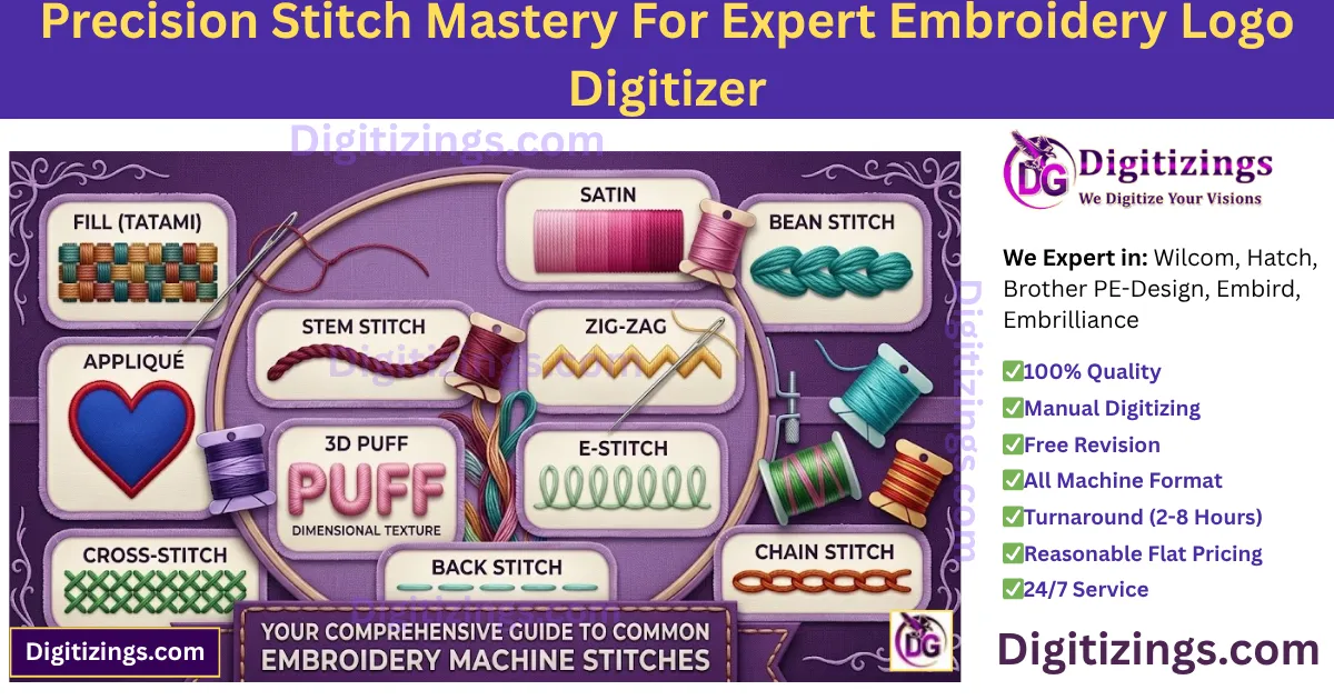 precision stitch mastery for expert embroidery logo digitizer