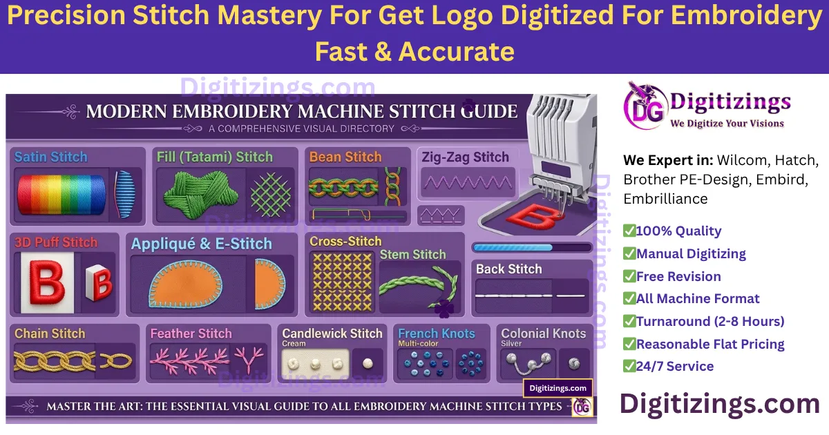 precision stitch mastery for get logo digitized for embroidery fast & accurate
