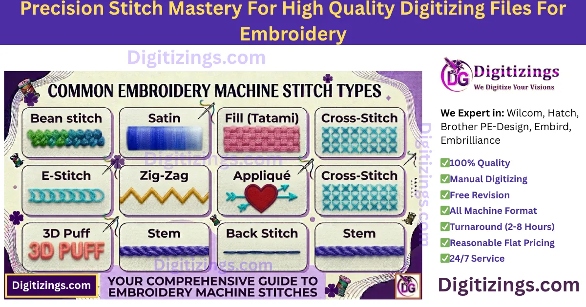 precision stitch mastery for high quality digitizing files for embroidery