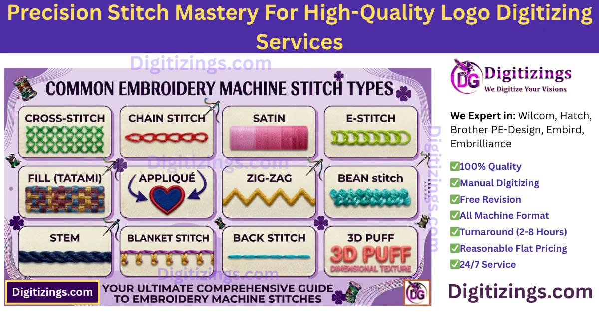 precision stitch mastery for high-quality logo digitizing services