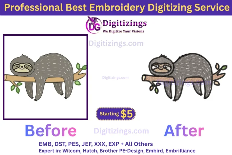 professional best embroidery digitizing service