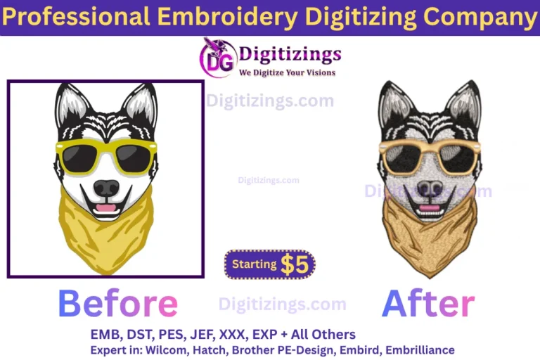 professional embroidery digitizing company