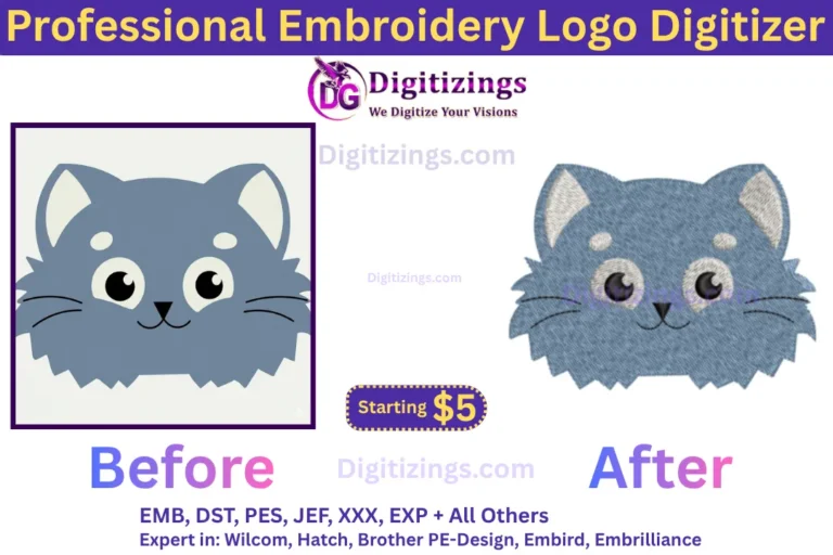 professional embroidery logo digitizer