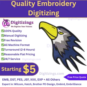 Quality Embroidery Digitizing