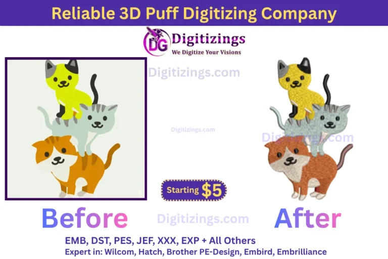 reliable 3d puff digitizing company