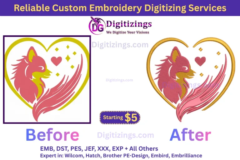reliable custom embroidery digitizing services