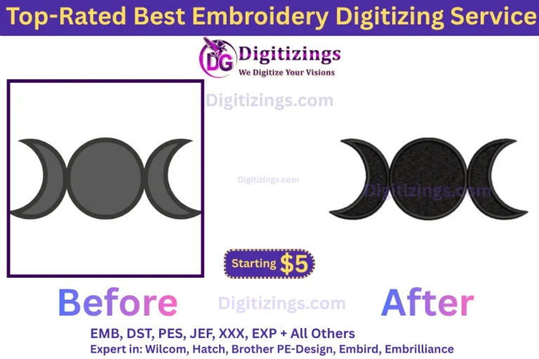 top-rated best embroidery digitizing service