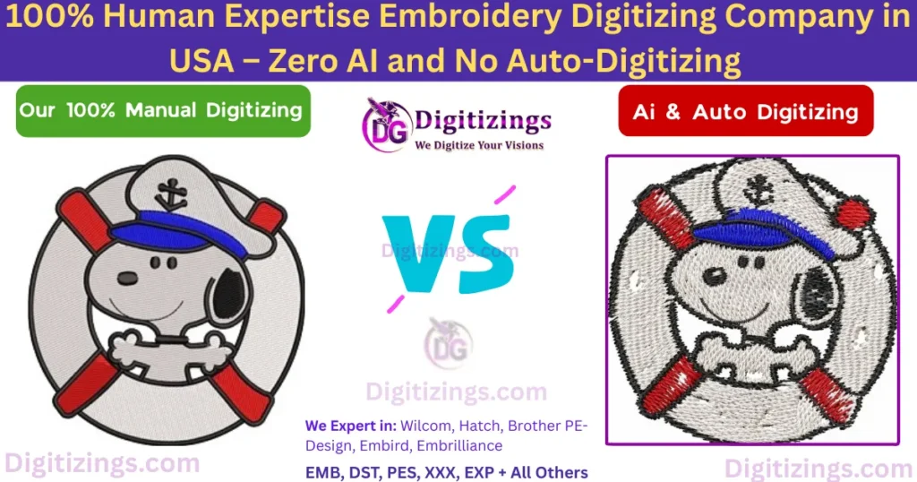 100% human expertise embroidery digitizing company in usa – zero ai and no auto-digitizing