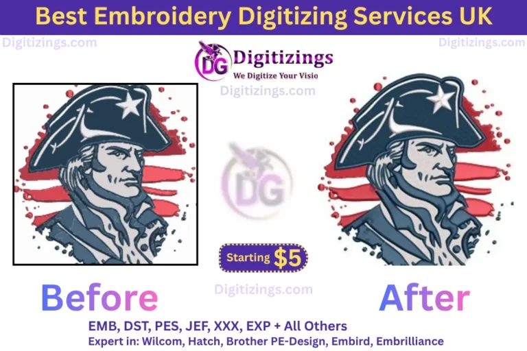 best embroidery digitizing services uk