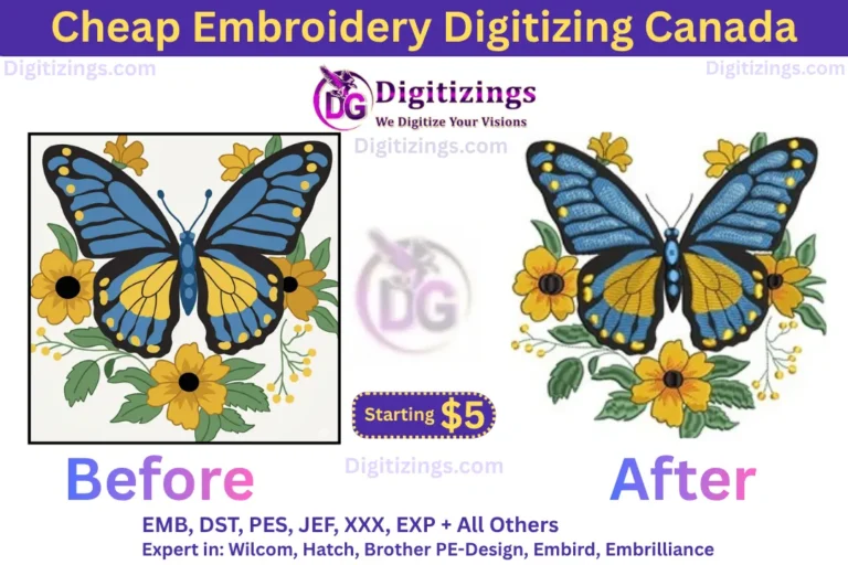 cheap embroidery digitizing canada