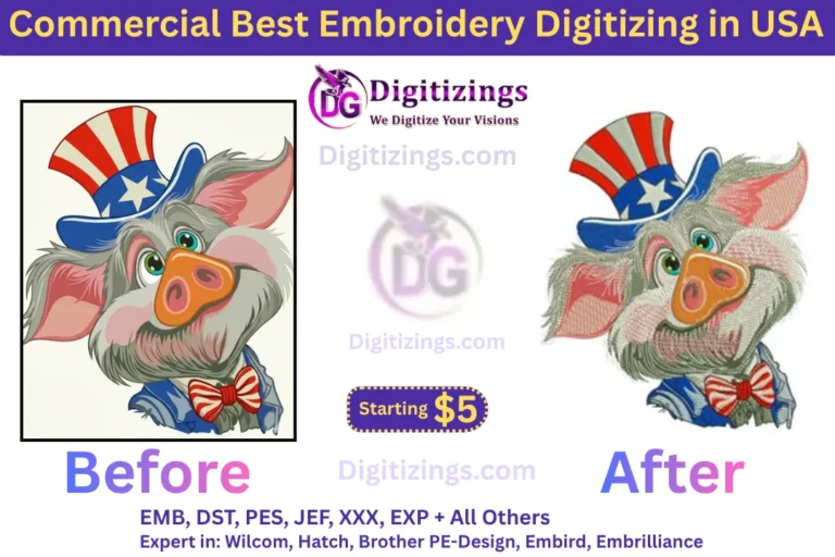 commercial best embroidery digitizing in usa