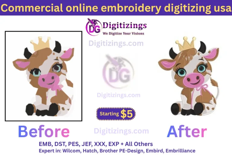 commercial online embroidery digitizing usa