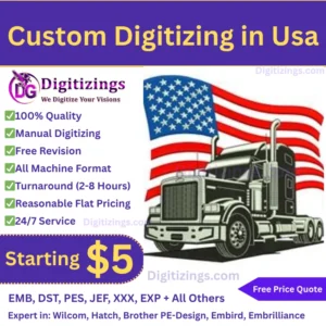 Custom Digitizing in Usa