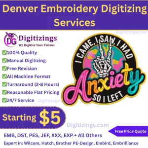 Denver Embroidery Digitizing Services