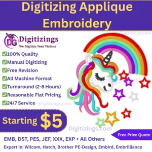 Digitizing Applique Embroidery