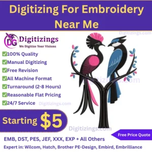 Digitizing For Embroidery Near Me
