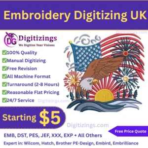 Embroidery Digitizing UK