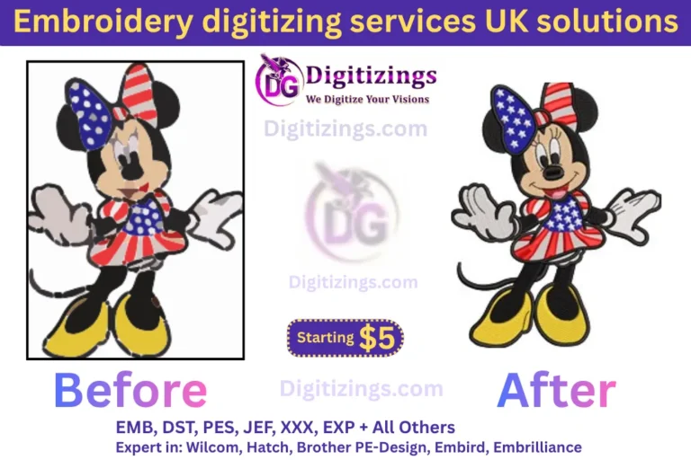 embroidery digitizing services uk solutions