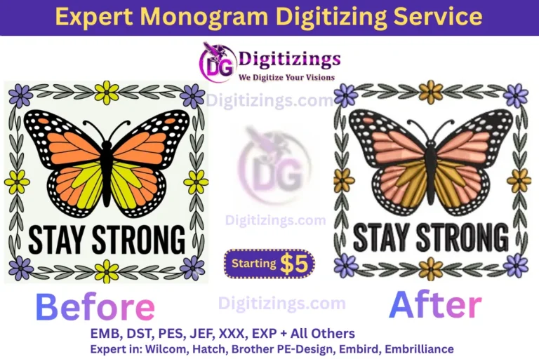 expert monogram digitizing service