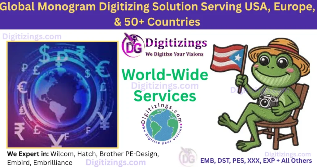 global monogram digitizing solution serving usa, europe, & 50+ countries