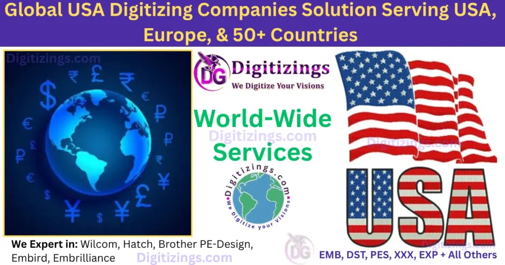 global usa digitizing companies solution serving usa, europe, & 50+ countries