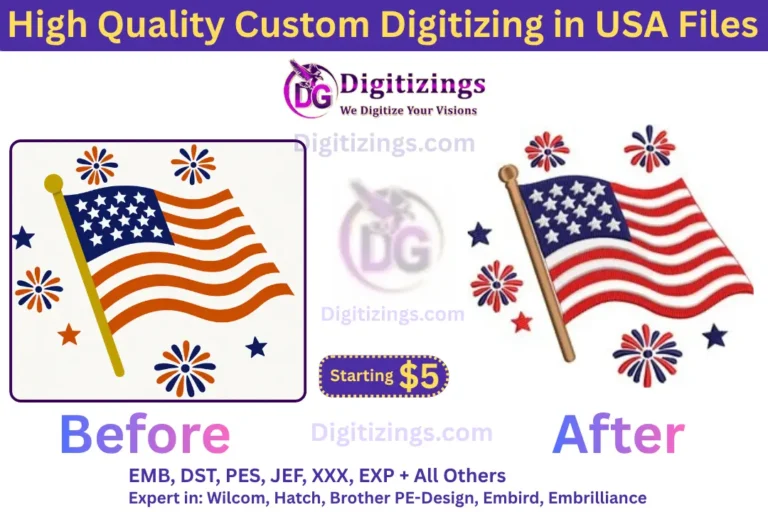 high quality custom digitizing in usa files