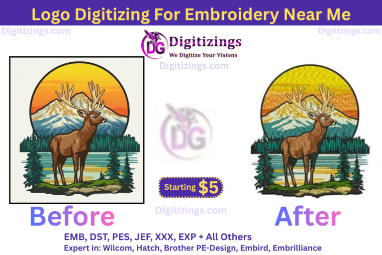 logo digitizing for embroidery near me