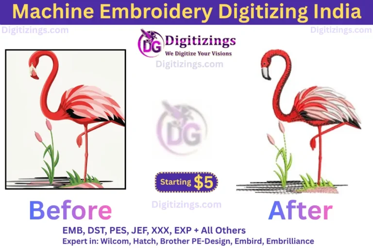 machine embroidery digitizing india