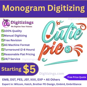 Monogram Digitizing