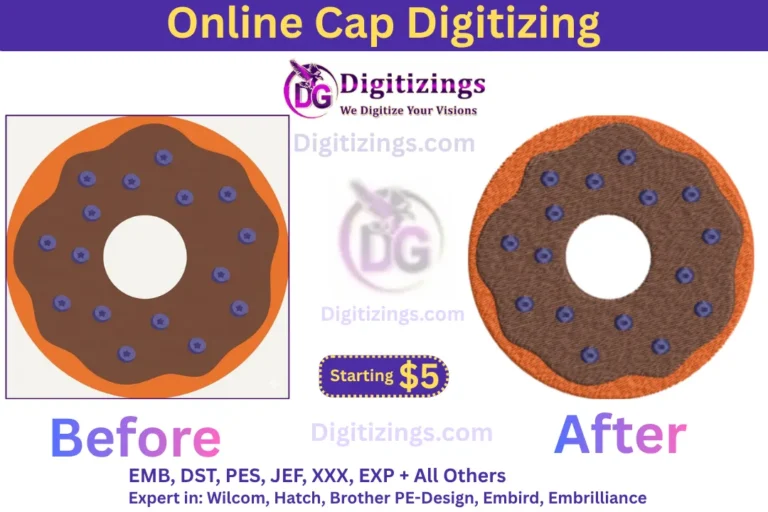 online cap digitizing